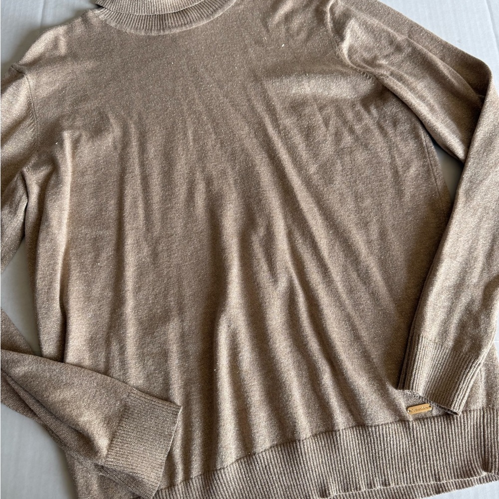 Elegant Tan Calvin Klein Women's Sweater (129A)